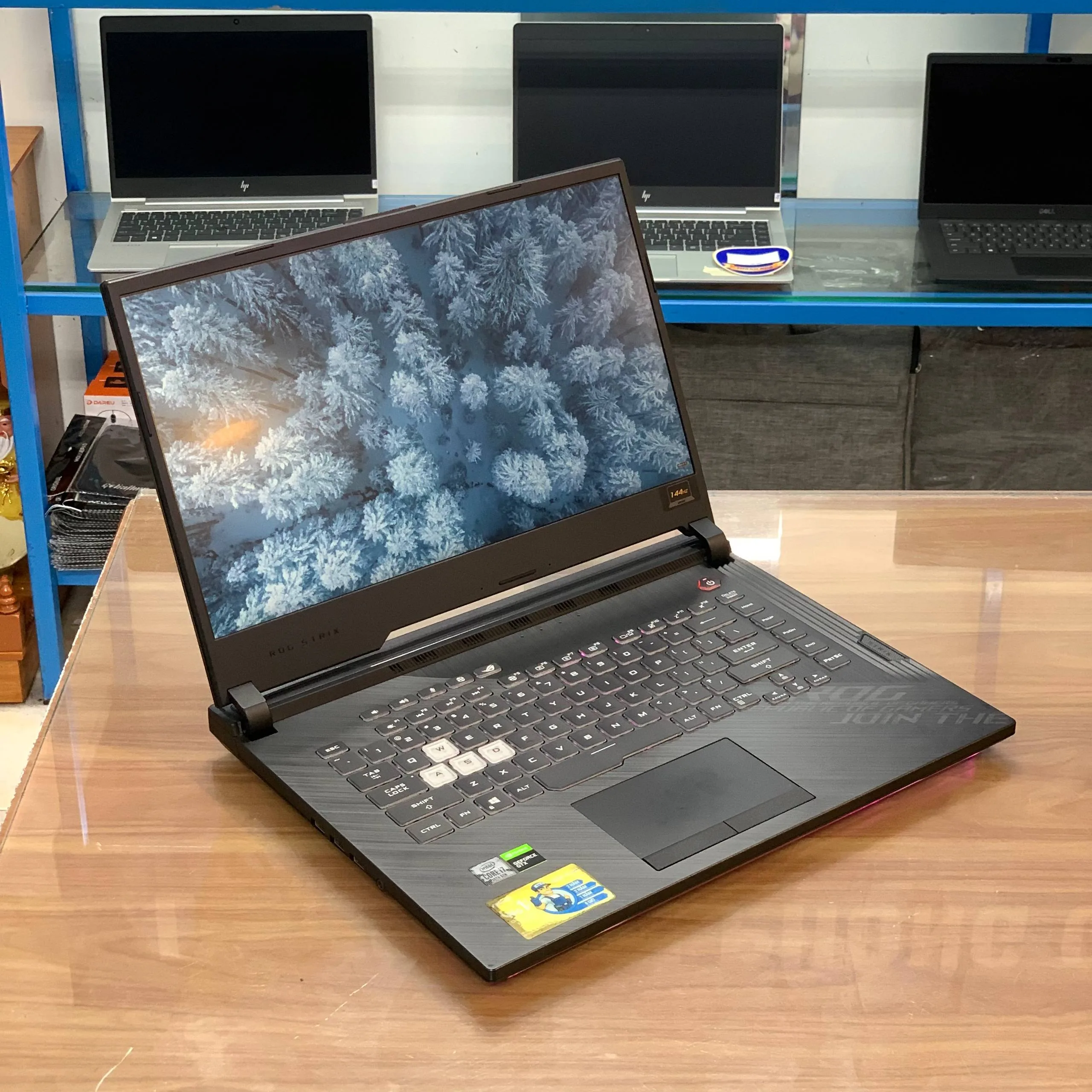 Laptop Cũ Asus ROG Strix G512LI/ Core i7-10750H/ RAM 16GB/ SSD 512GB/ GTX 1650Ti